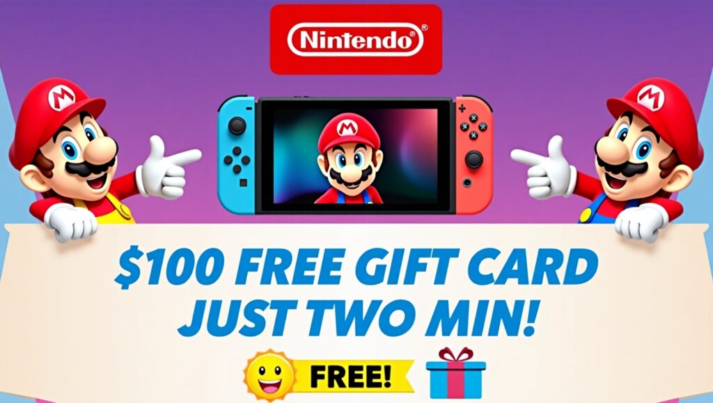 How to Get Free Nintendo Gift Card Codes Easily: 100% Working Methods