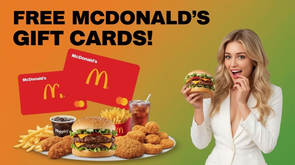 How to Enter the McDonald Gift Card Giveaway 2025